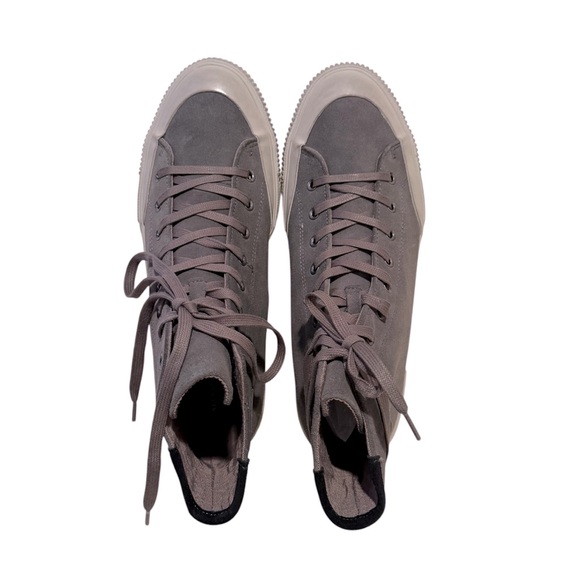 ALLSAINTS Dumont High Top Suede Trainers NEW WITHOUT BOX - Picture 4 of 13